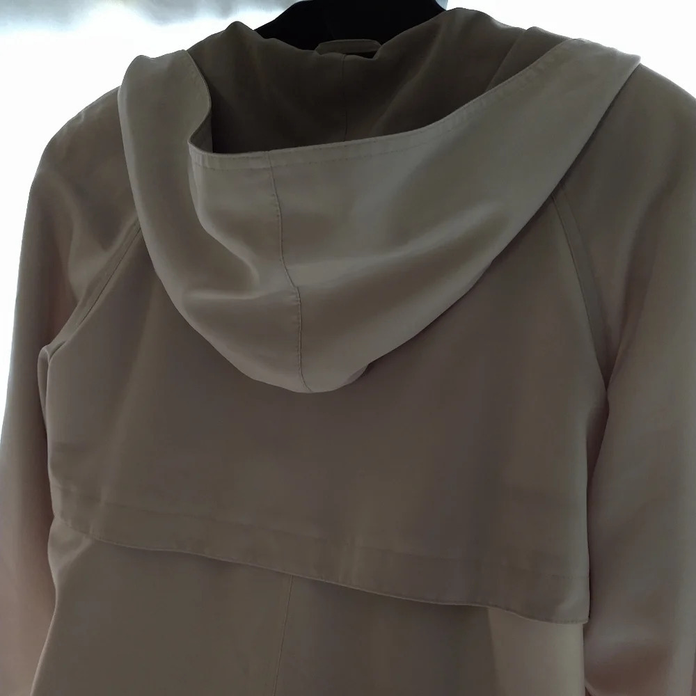 Gallery Hooded Trench Coat EUC - Picture 13 of 16